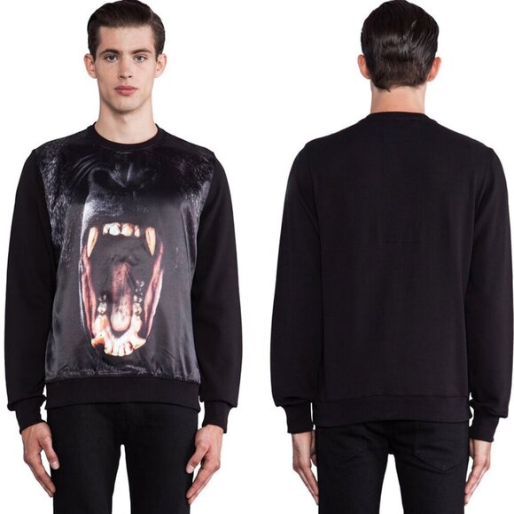Sons of Heroes Men's Black Gorilla Sweatshirt - Size Large - Picture 1 of 5